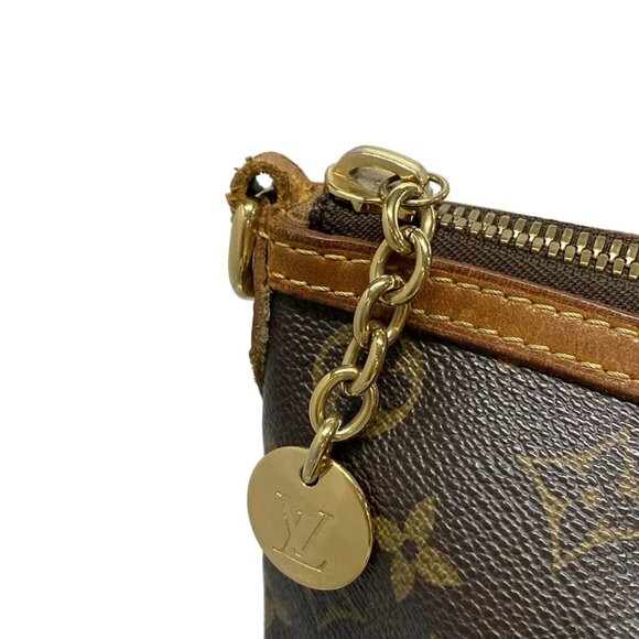 Auth LOUIS VUITTON Palermo PM M40145 Monogram SR4057 Handbag Monogram Canvas - Picture 11 of 16